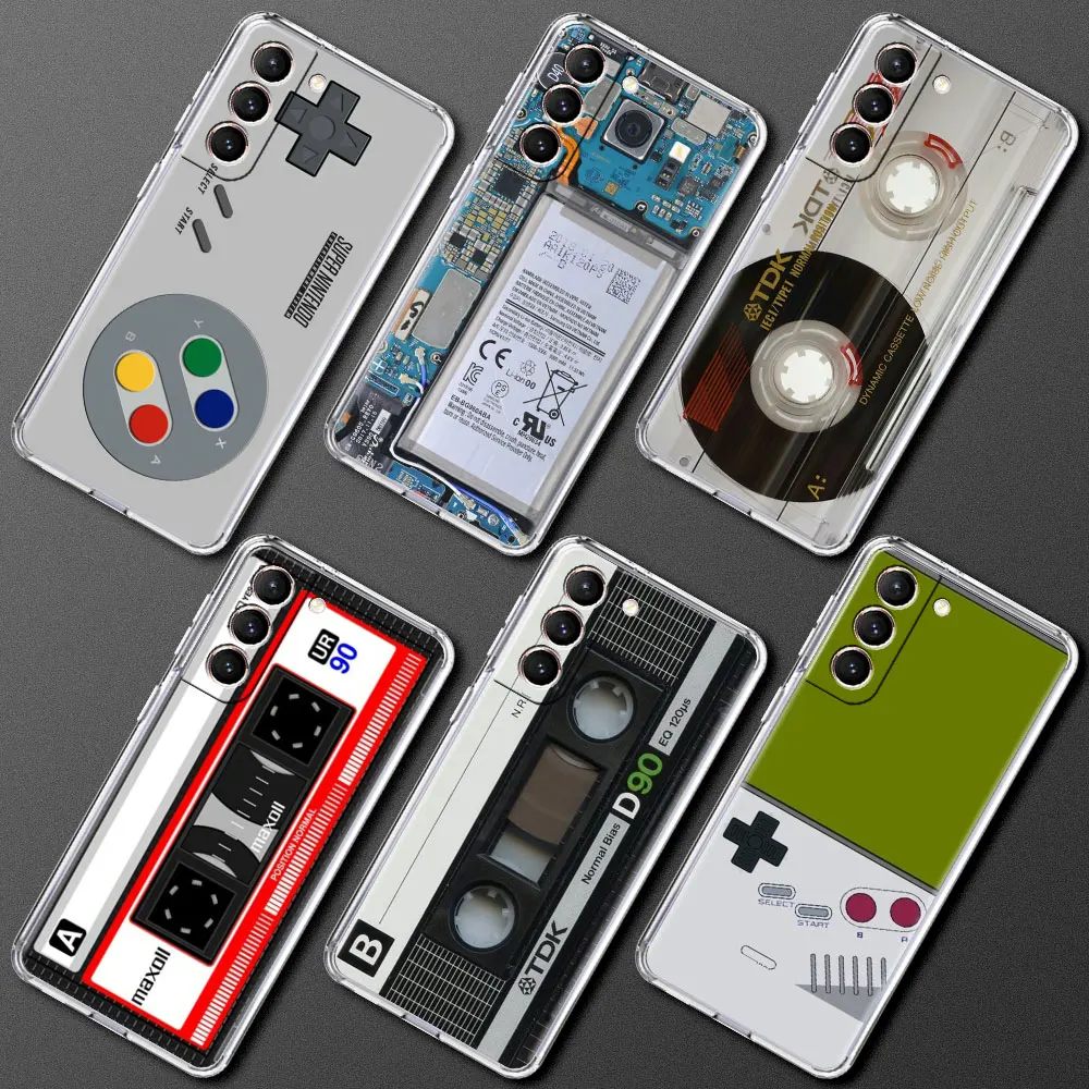 Vintage Camera Cassette Case For Samsung Galaxy S20 FE S22 S21 Plus S10 S9 Note 20 9 10 Lite Transparent Soft Phone Cover
Vintage Camera Cassette Case For Samsung Galaxy S20 FE S22 S21 Plus S10 S9 Note 20 9 10 Lite Transparent Soft Phone Cover