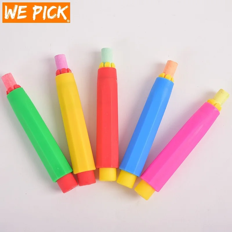 5PCS Chalk Set Health Non-toxic Chalk Holder Clips Colourful Holders Clean Teaching Hold for Teachers Gifts Childrens Stationery
5PCS Chalk Set Health Non-toxic Chalk Holder Clips Colourful Holders Clean Teaching Hold for Teachers Gifts Childrens Stationery