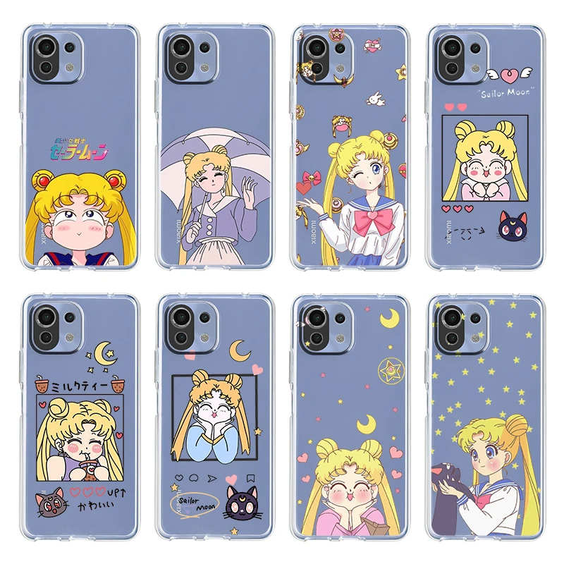 Cartoon Sailor Moon For Xiaomi 12 12X 11 11T 10T 10S Note 10 Ultra Pro Lite 5G Soft Transparent Phone Case Cover Coque Capa
Cartoon Sailor Moon For Xiaomi 12 12X 11 11T 10T 10S Note 10 Ultra Pro Lite 5G Soft Transparent Phone Case Cover Coque Capa