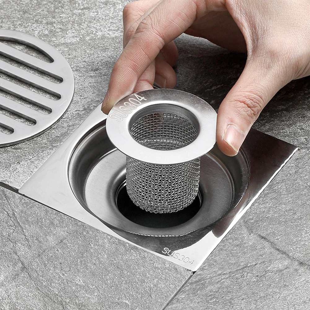 Drain Grates Floor Drain Filter Bathtub Kitchen Anti-clog Bath Stopper Bathroom Reusable Silver Sink Strainers
Drain Grates Floor Drain Filter Bathtub Kitchen Anti-clog Bath Stopper Bathroom Reusable Silver Sink Strainers