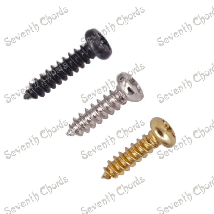 120 Pcs Tuning Peg Tuners Machine Heads Mounting Screws for Bass Guitar Replacement
120 Pcs Tuning Peg Tuners Machine Heads Mounting Screws for Bass Guitar Replacement