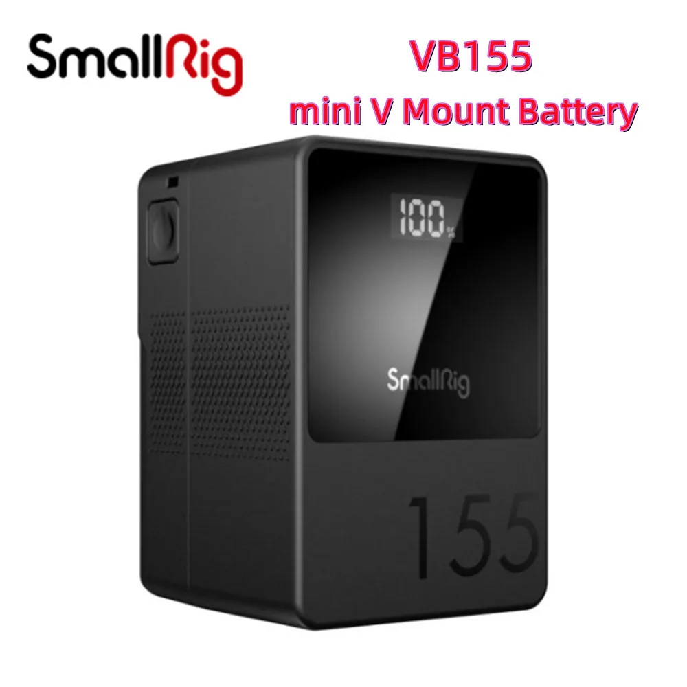 SmallRig 3581 VB155 Мини V Mount Battery 14,8 V 10.5Ah 155Wh USB-C V-lock Mount Battery Fast Charging For Monitor Camera DSLR
SmallRig 3581 VB155 Мини V Mount Battery 14,8 V 10.5Ah 155Wh USB-C V-lock Mount Battery Fast Charging For Monitor Camera DSLR