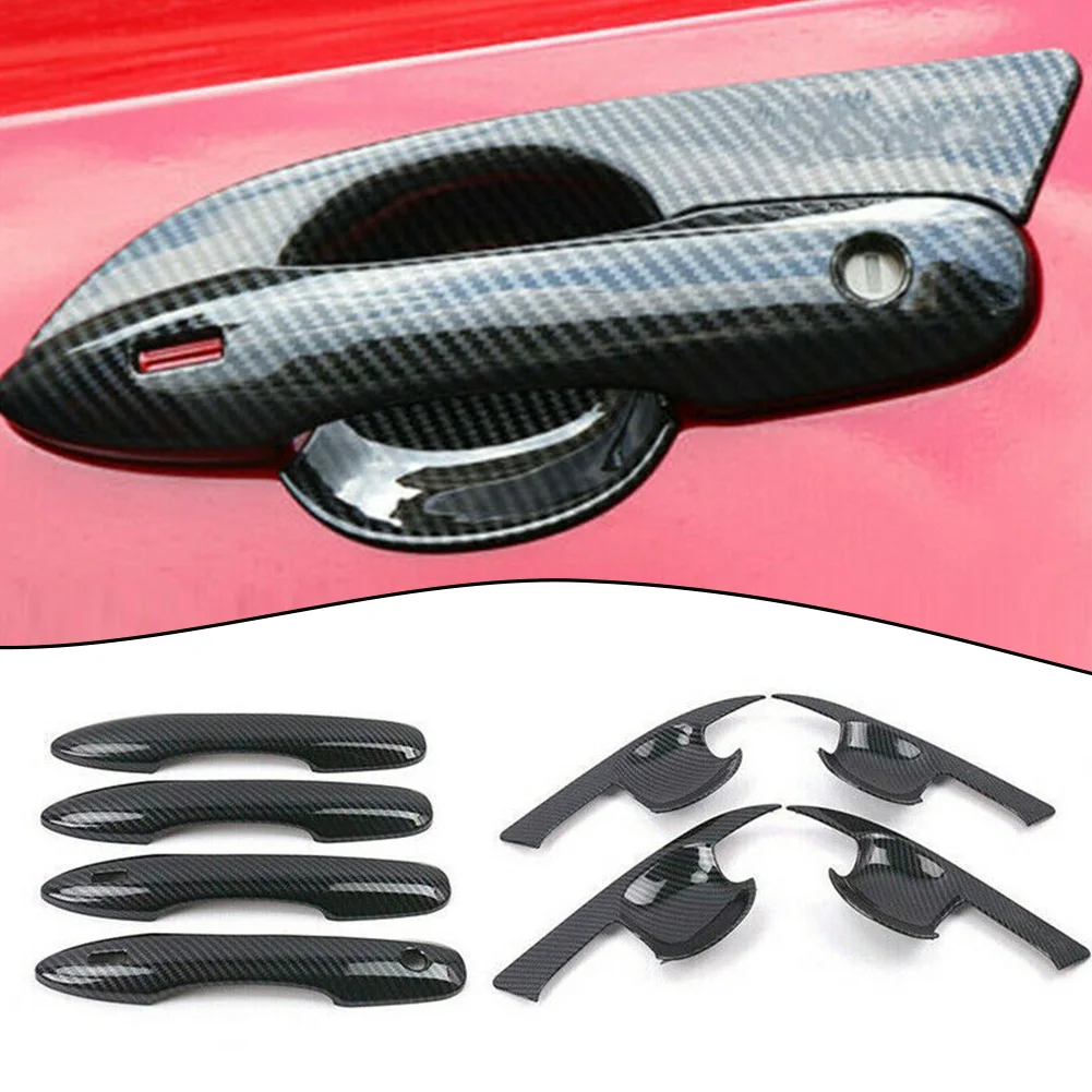 Handle Cover Car Door Easy Installtion Replacement Trim Car Accessories Carbon Fiber Style For Corolla 2020-23
Handle Cover Car Door Easy Installtion Replacement Trim Car Accessories Carbon Fiber Style For Corolla 2020-23