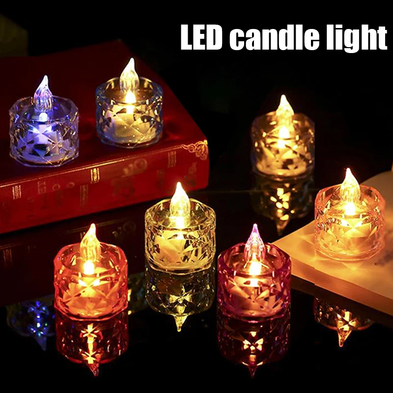 10Pcs Electronic Candle Lamp LED Reflective Candles Light Acrylic Candles Random Color Wedding Birthday Party Decorative Lamps
10Pcs Electronic Candle Lamp LED Reflective Candles Light Acrylic Candles Random Color Wedding Birthday Party Decorative Lamps