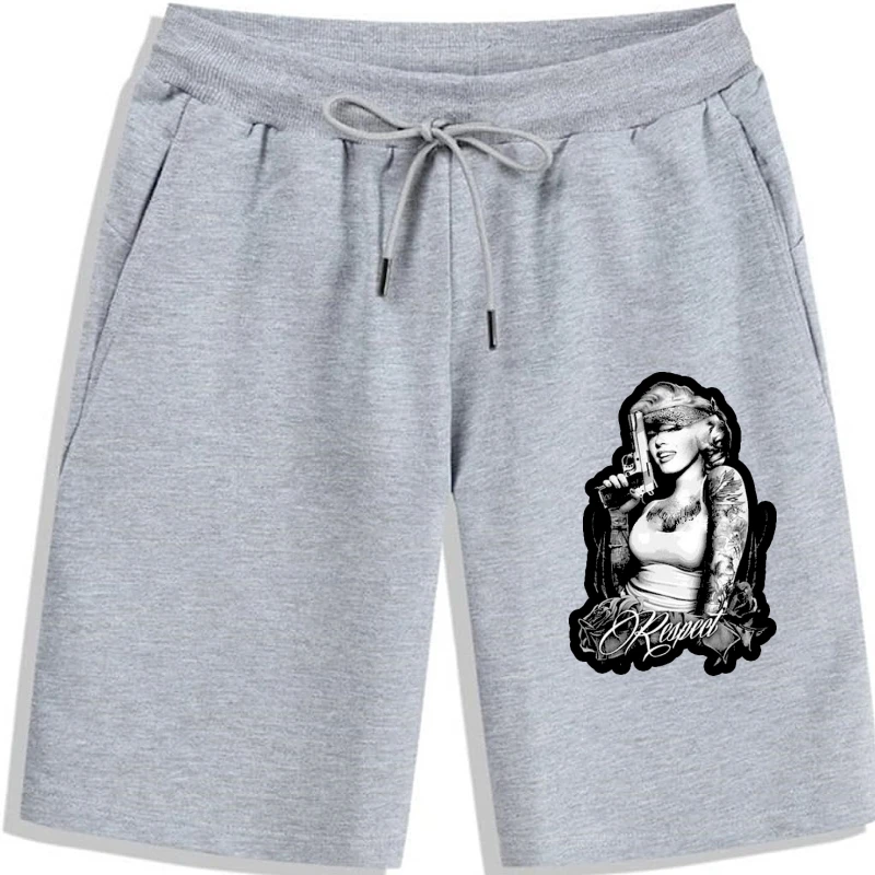 Шорты в стиле гангста Marilyn, яркие графические тату-пистолеты для отдыха и роста (1)
Шорты в стиле гангста Marilyn, яркие графические тату-пистолеты для отдыха и роста (1)