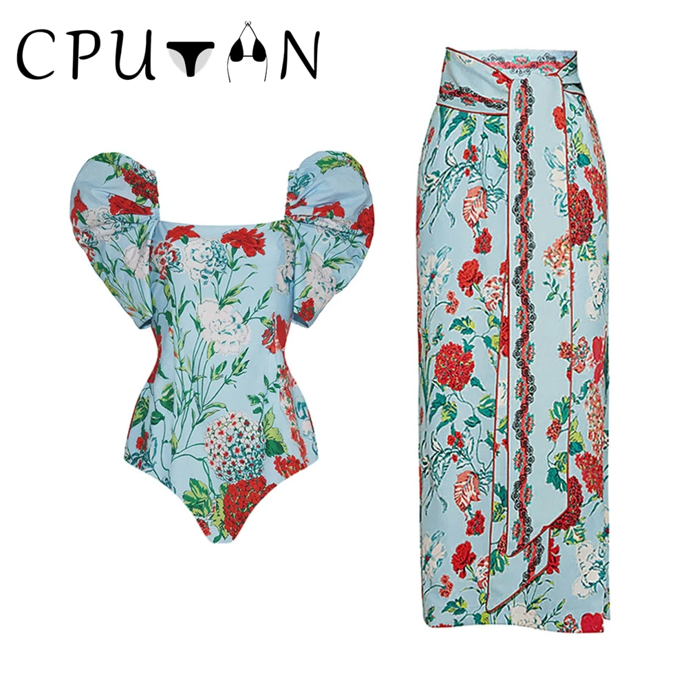 CPUTAN 2023 New Sexy Puff Sleeve Print Swimwear 3D Flower Bikini Swimsuit Vintage Beach Dress Bathing Suit Skirt Summer Monokini
CPUTAN 2023 New Sexy Puff Sleeve Print Swimwear 3D Flower Bikini Swimsuit Vintage Beach Dress Bathing Suit Skirt Summer Monokini