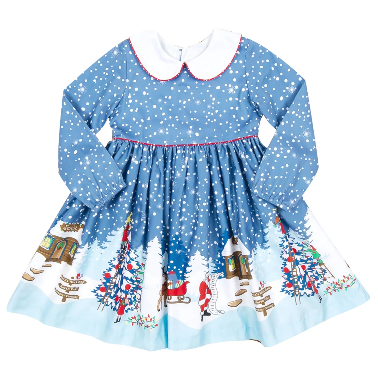 Toddler Print Bow Collar Pan Baby Clothes Princess Christmas Kids Santa Girls Dresses Girls Sleeveless Floral Dress
Toddler Print Bow Collar Pan Baby Clothes Princess Christmas Kids Santa Girls Dresses Girls Sleeveless Floral Dress
