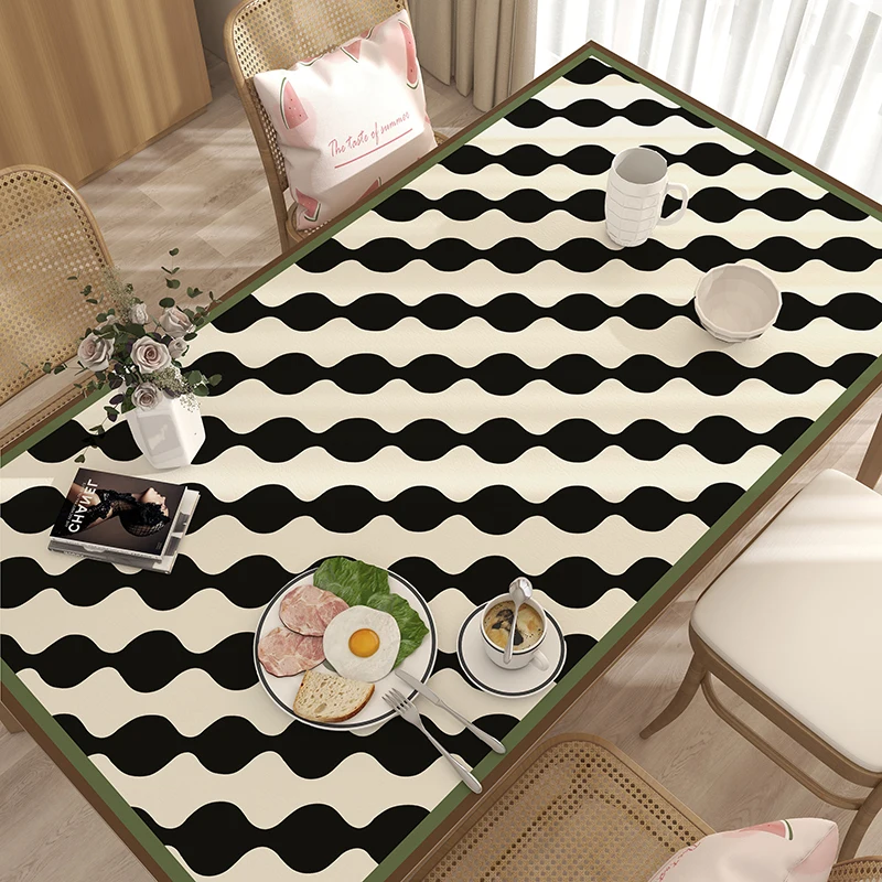 Table mat, tablecloth, waterproof, oil resistant, wash free, and scald resistant leather coffee table mat
Table mat, tablecloth, waterproof, oil resistant, wash free, and scald resistant leather coffee table mat