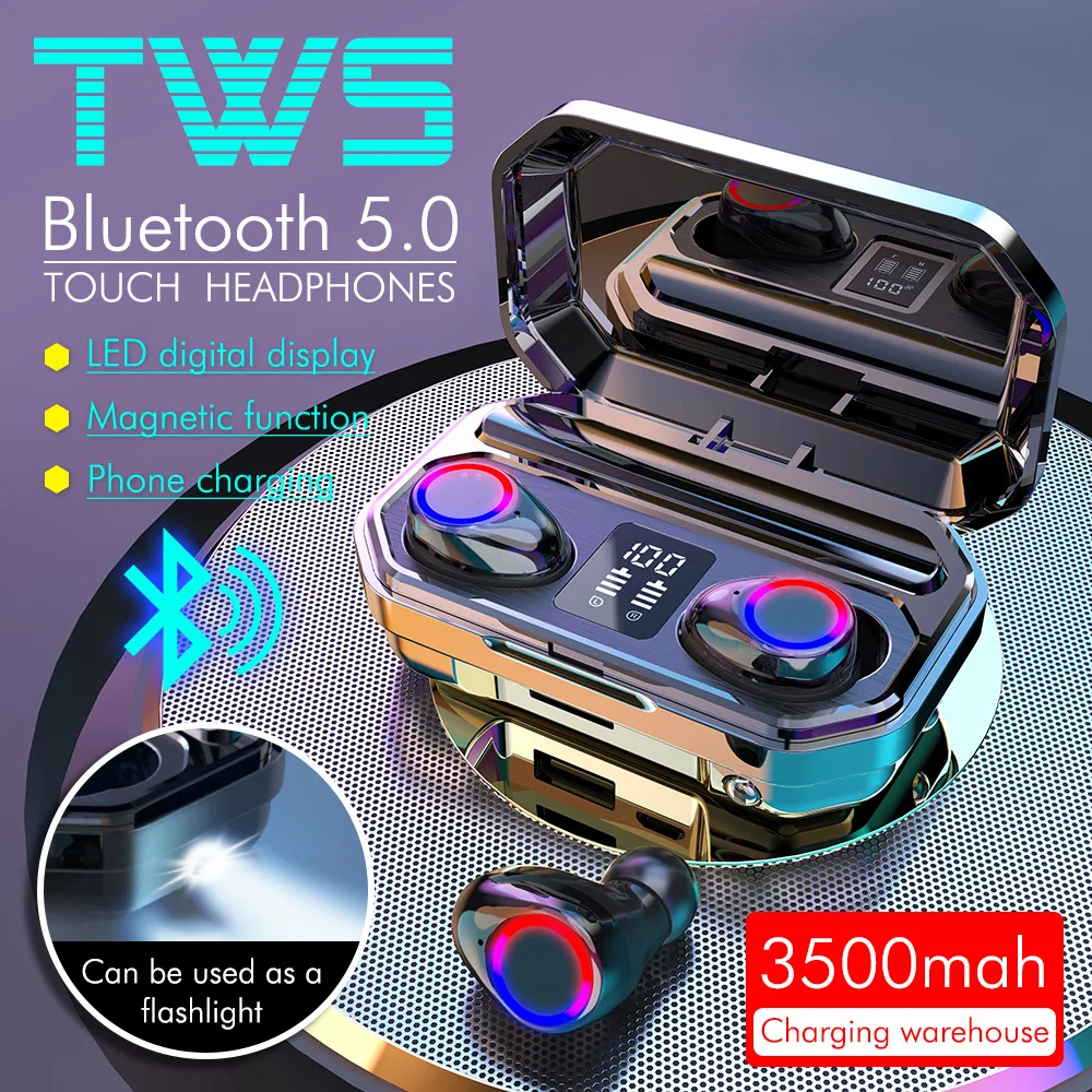2022 Headset TWS 3500 Power Bank CVC8.0 Noise Reduction Headphones Bluetooth Earphones Wireless HIFI 9D Stereo Earbuds Gaming
2022 Headset TWS 3500 Power Bank CVC8.0 Noise Reduction Headphones Bluetooth Earphones Wireless HIFI 9D Stereo Earbuds Gaming