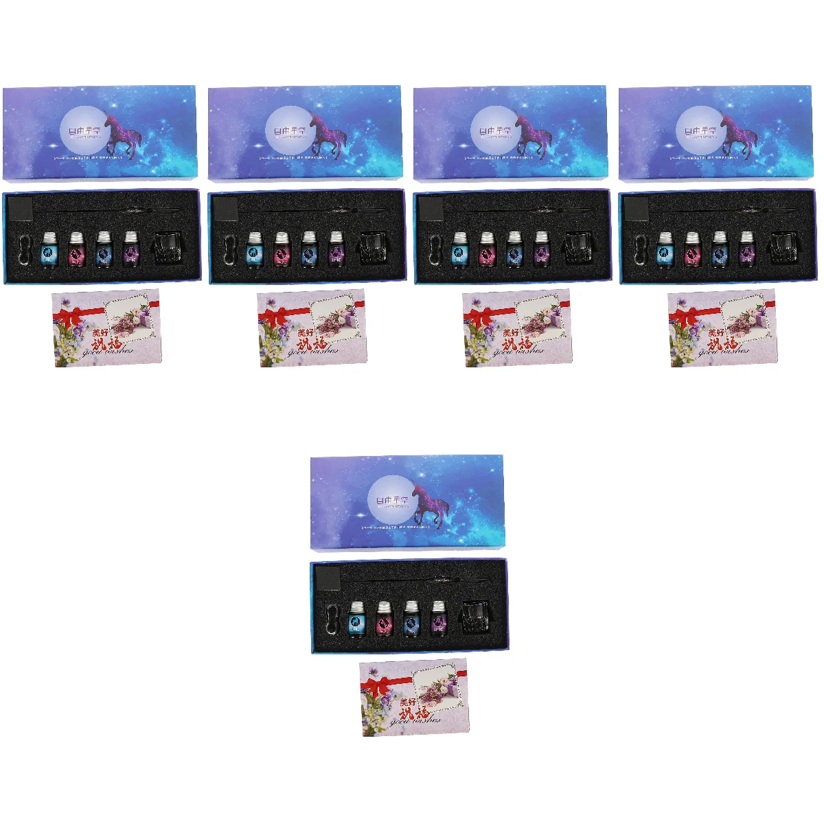 5 Sets Glass Dip Pen Kit Painting Glass Pen Kit Dipping Pen Set Decorative Painting Pen
5 Sets Glass Dip Pen Kit Painting Glass Pen Kit Dipping Pen Set Decorative Painting Pen