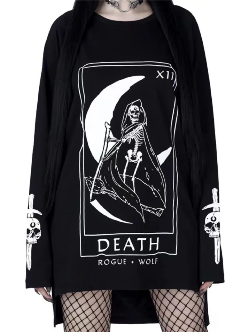 Y2K Women's Clothing Oversized Sweatshirt Loose Gothic Letter Moon Graphic Print Women Vintage Sweatshirts Pullover Unisex
Y2K Women's Clothing Oversized Sweatshirt Loose Gothic Letter Moon Graphic Print Women Vintage Sweatshirts Pullover Unisex