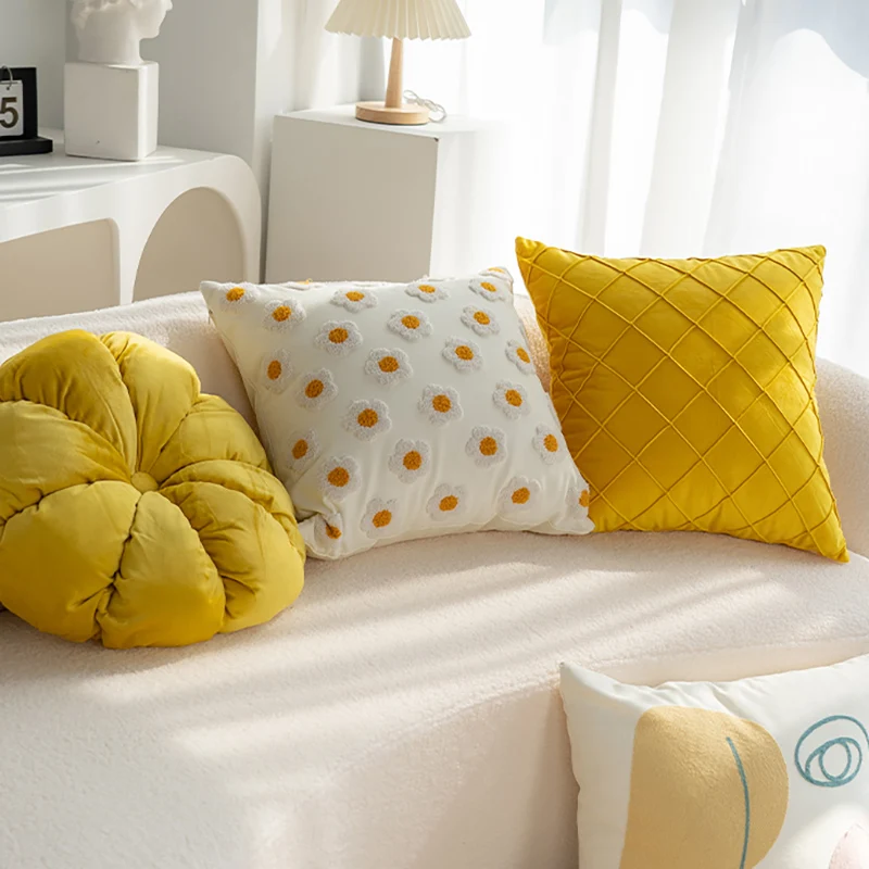 Aesthetic Kawaii Cushions Sofa Designs Modern Yellow Living Room Cushion Chair Office Nordic Elegant Almofadas Cute Room Decor
Aesthetic Kawaii Cushions Sofa Designs Modern Yellow Living Room Cushion Chair Office Nordic Elegant Almofadas Cute Room Decor