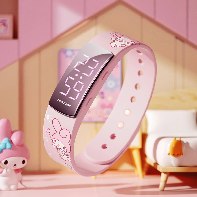 Sanrio Cinnamoroll My Melody Anime Figure Child Intelligent Sports Kawaii Bracelet Watch Luminous Water Proof Multifunction Gift
Sanrio Cinnamoroll My Melody Anime Figure Child Intelligent Sports Kawaii Bracelet Watch Luminous Water Proof Multifunction Gift
