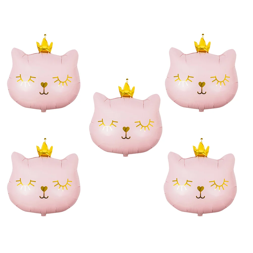 5 Pcs Cat Balloons Celebration Photoshoot Baby Animal Birthday Party Decoration Booth Decorations 
5 Pcs Cat Balloons Celebration Photoshoot Baby Animal Birthday Party Decoration Booth Decorations