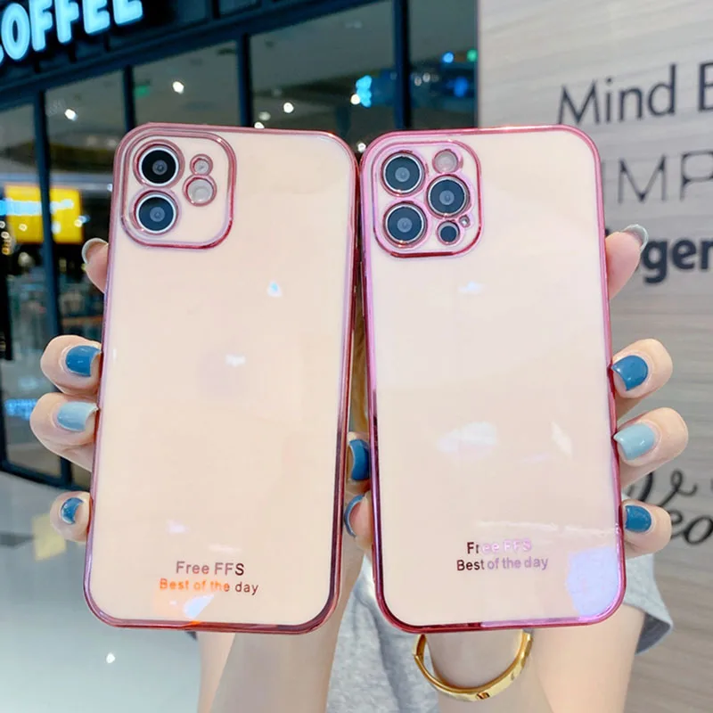 For iPhone 12 Luxury Shinny Plating Soft Silicone Phone Case For iPhone 12 13mini 11 Pro Max X XR XS 7 8 Plus SE2022 Cover C
For iPhone 12 Luxury Shinny Plating Soft Silicone Phone Case For iPhone 12 13mini 11 Pro Max X XR XS 7 8 Plus SE2022 Cover C