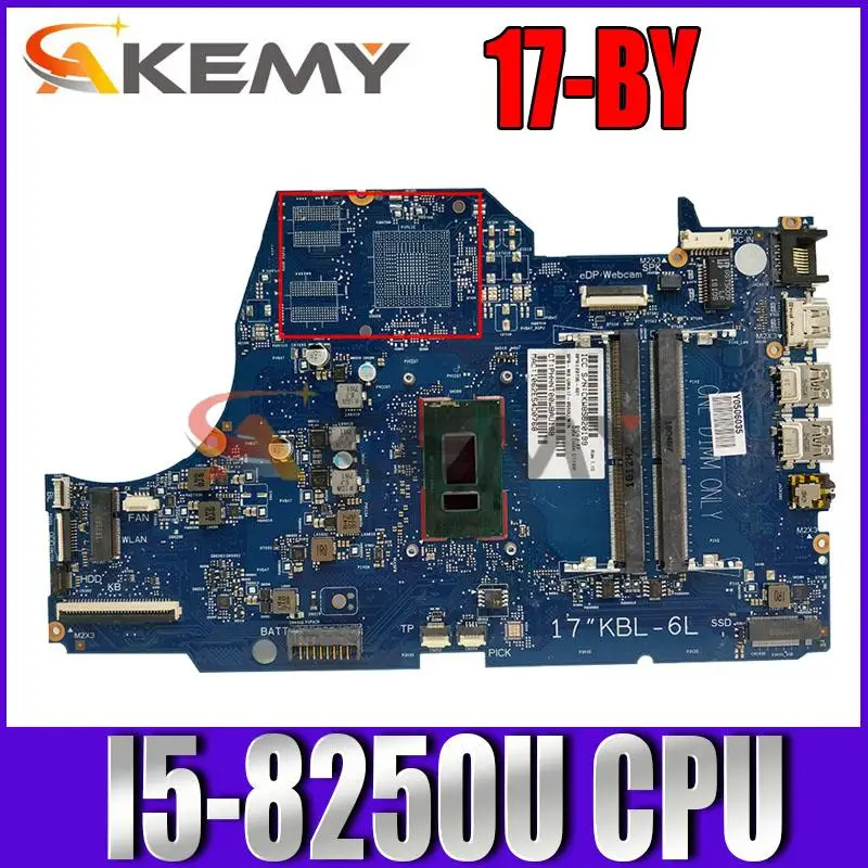 L22736-601 L22736-001 For Hp 17-BY 17T-BY Laptop motherboard TPN-I133 6050A2982701-MB-A02 With SR3LA I5-8250U DDR4 100% Test OK
L22736-601 L22736-001 For Hp 17-BY 17T-BY Laptop motherboard TPN-I133 6050A2982701-MB-A02 With SR3LA I5-8250U DDR4 100% Test OK