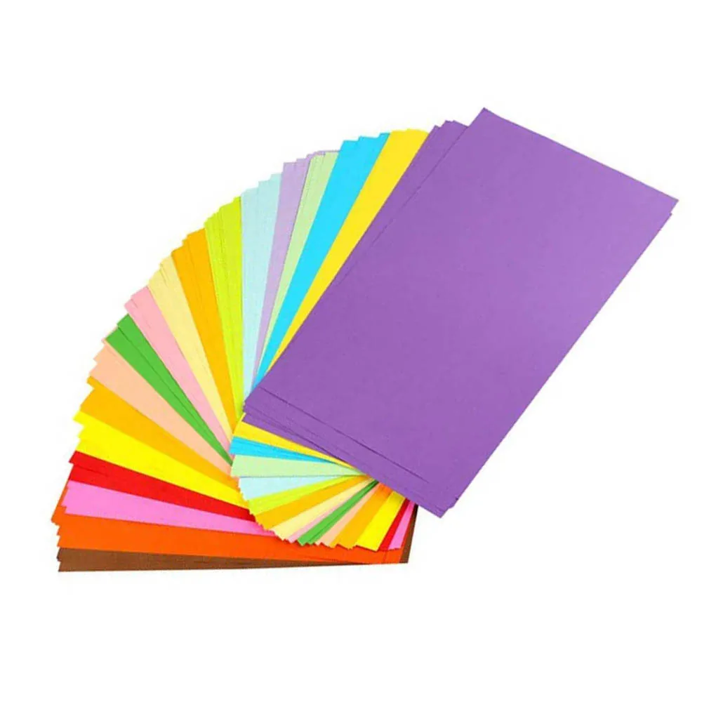 

100 шт. цветная копировальная бумага формата А4, декоративная бумага для ремесла, 10 различных цветов для творчества