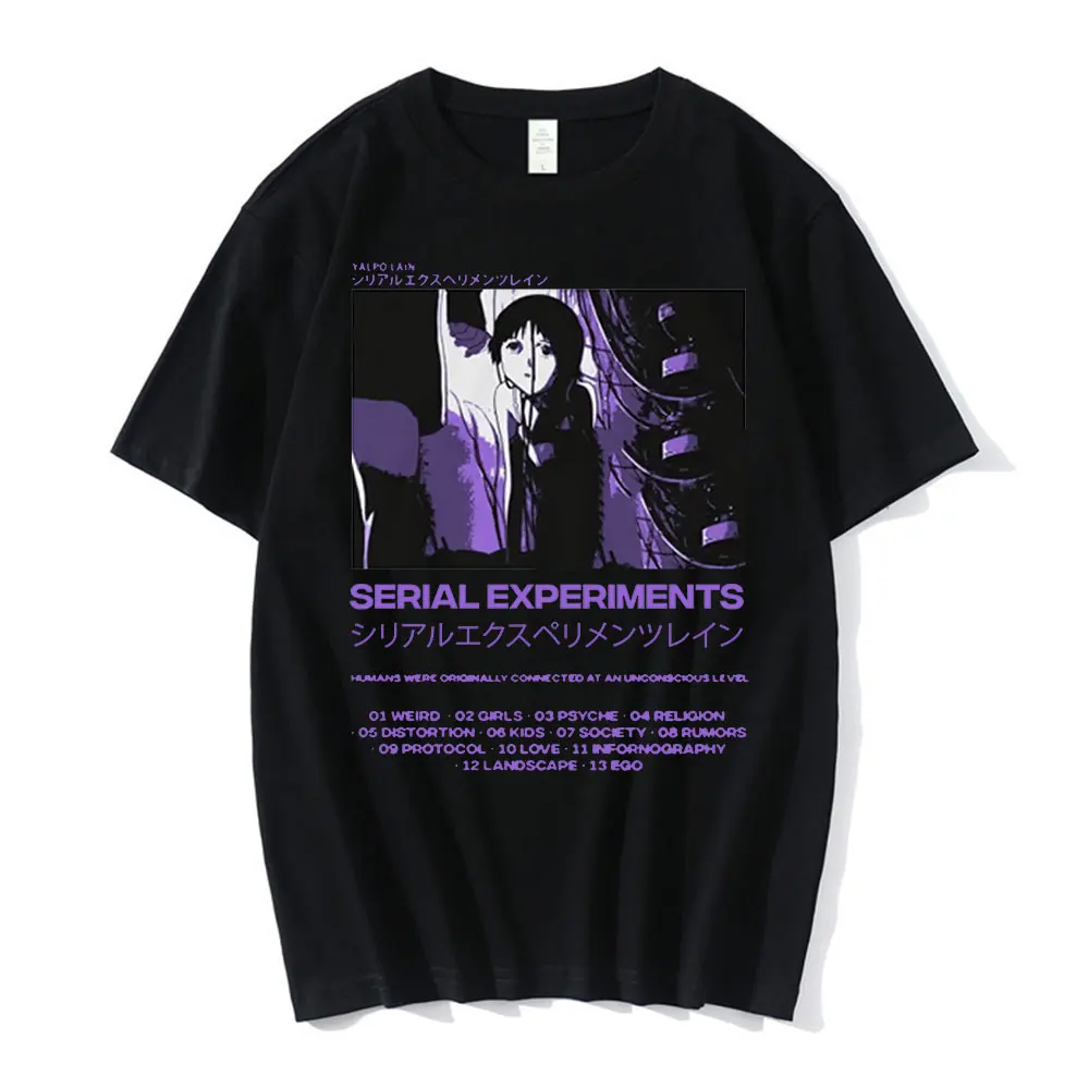 2022 New Arrived T Shirt Serial Experiments Lain Tshirt Men Cotton Harajuku Japanese Manga Iwakura Tees Homme Black T-shirt
2022 New Arrived T Shirt Serial Experiments Lain Tshirt Men Cotton Harajuku Japanese Manga Iwakura Tees Homme Black T-shirt