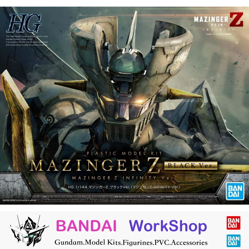 Bandai Original 1/144 HG Mazinger Z Black Ver Action Figure Assembly Model Kit Collectible Gifts
Bandai Original 1/144 HG Mazinger Z Black Ver Action Figure Assembly Model Kit Collectible Gifts