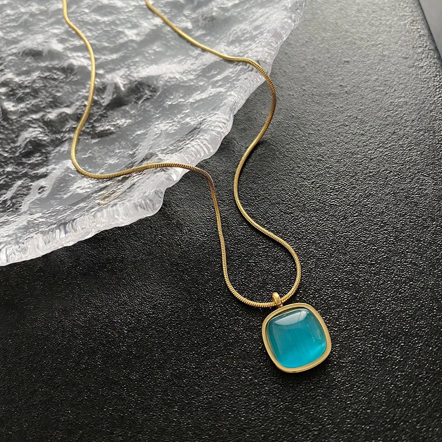 RACHELZ Minimalist Natural Stone Pendant Necklace Vintage Stainless Steel Necklaces For Women Jewelry Party Gift Dropshipping
RACHELZ Minimalist Natural Stone Pendant Necklace Vintage Stainless Steel Necklaces For Women Jewelry Party Gift Dropshipping
