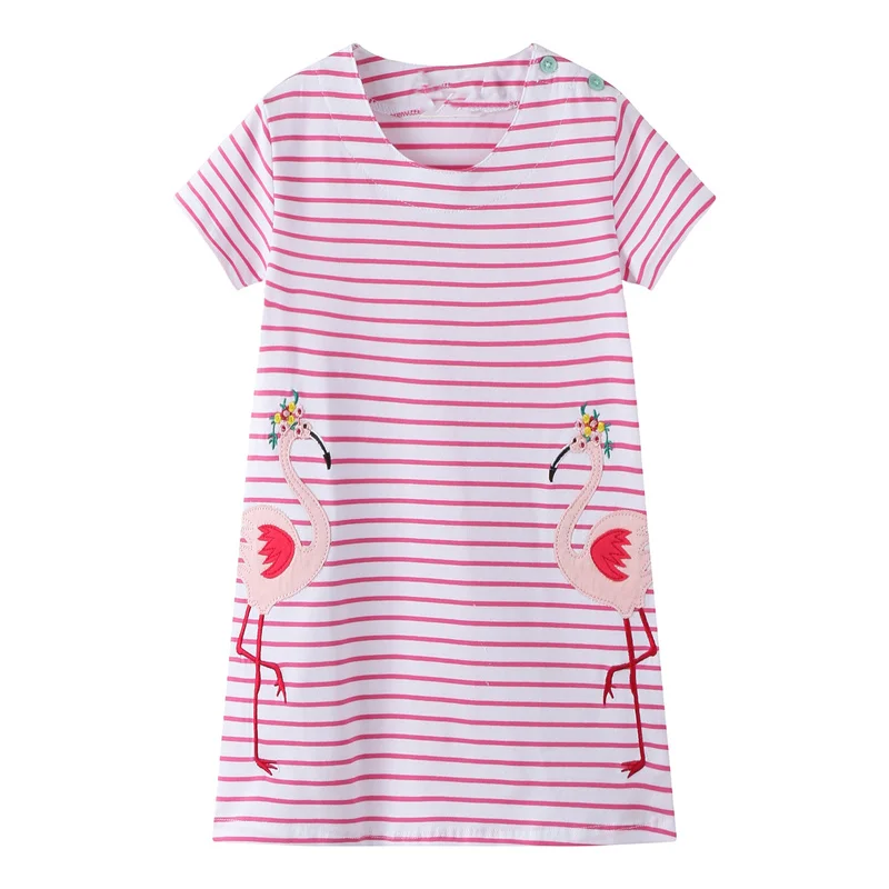 Little maven 2022 Children Casual Dress Summer Cotton Cartoon Flamingo Lovely Frocks for Kids 2-7year
Little maven 2022 Children Casual Dress Summer Cotton Cartoon Flamingo Lovely Frocks for Kids 2-7year