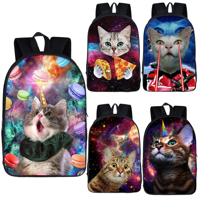 Funny Space Cat Unicorn Backpack Laser Cat Kitty Daypack Children School Bags for Teenagers Girls School Backpacks Kids Book Bag
Funny Space Cat Unicorn Backpack Laser Cat Kitty Daypack Children School Bags for Teenagers Girls School Backpacks Kids Book Bag