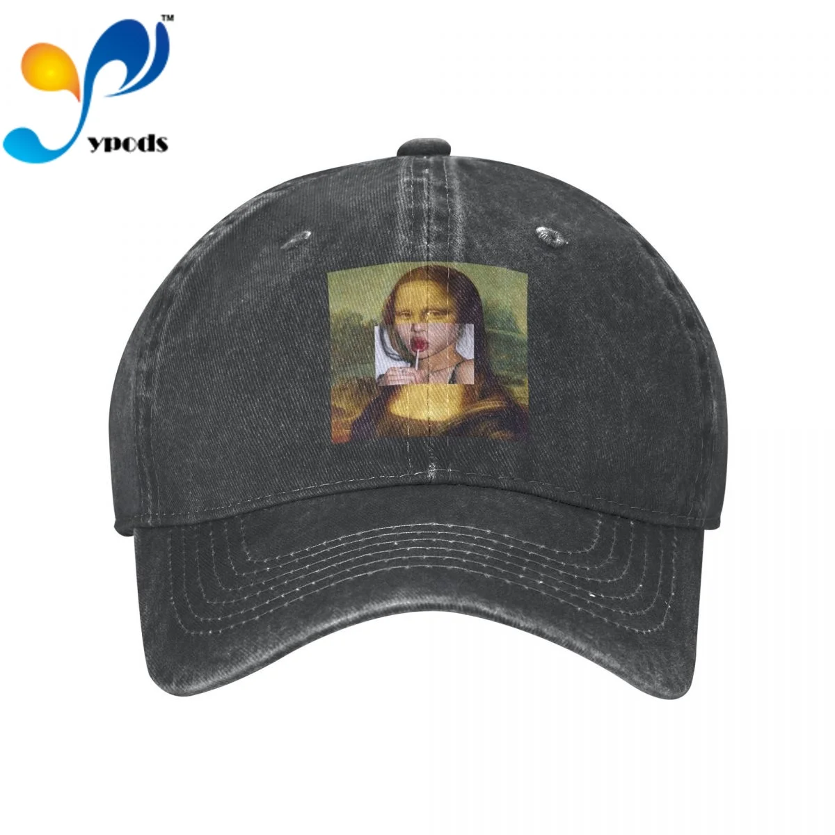 

New Brand Anime Mona Lisa 2 Cartoon Styles Snapback Cap Cotton Baseball Cap Men Women Dad Hat Trucke