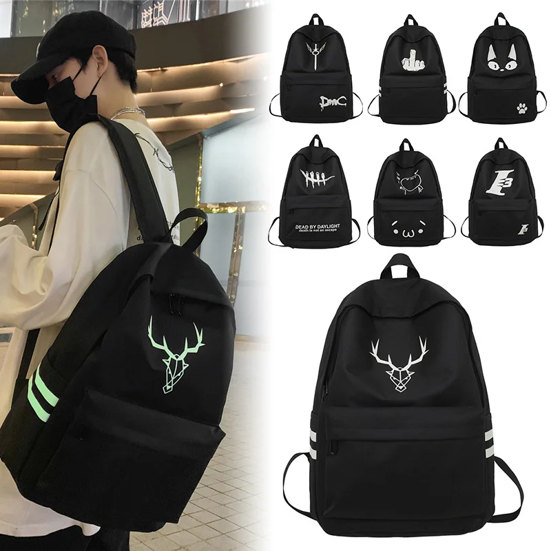 New Korean Oxford Cloth Waterproof Backpack Student Schoolbag Men Women Trendy Luminous High School Campus Casual Backpack 
New Korean Oxford Cloth Waterproof Backpack Student Schoolbag Men Women Trendy Luminous High School Campus Casual Backpack