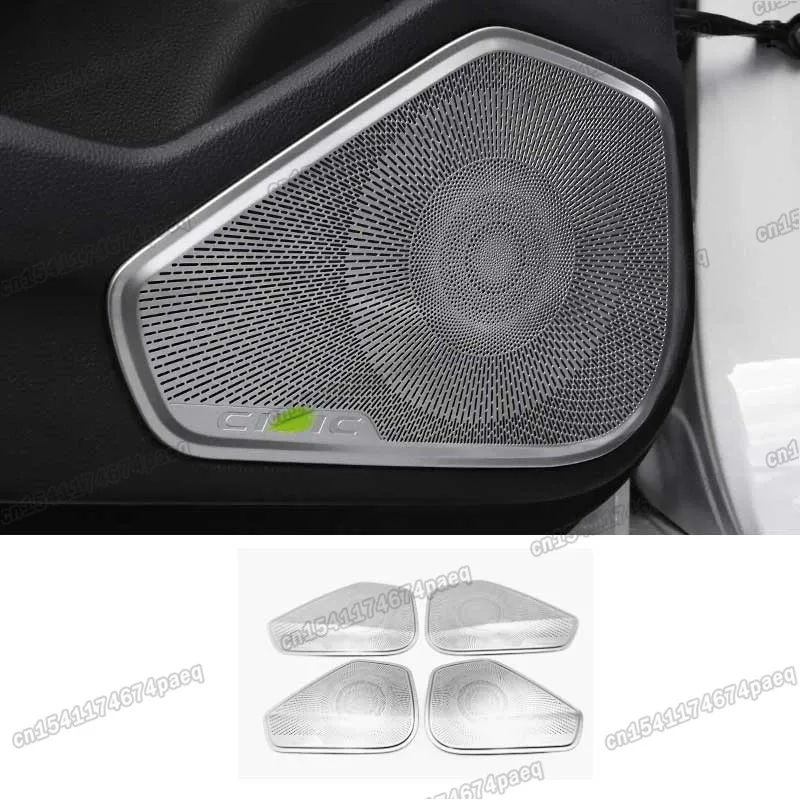Панель крышки звуковой колонки для внутренней двери автомобиля для Honda Civic 2022, 2023, 2024, 11th, аксессуары для стайлинга, украшение из нержавеющей стали
Панель крышки звуковой колонки для внутренней двери автомобиля для Honda Civic 2022, 2023, 2024, 11th, аксессуары для стайлинга, украшение из нержавеющей стали