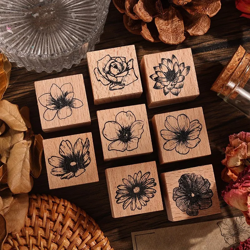 Wood Rubber Stamps Flower Decorative Rubber Stamp Wooden Mounted Stamp For DIY Crafting Scrapbook Letters Diary Card Making
Wood Rubber Stamps Flower Decorative Rubber Stamp Wooden Mounted Stamp For DIY Crafting Scrapbook Letters Diary Card Making