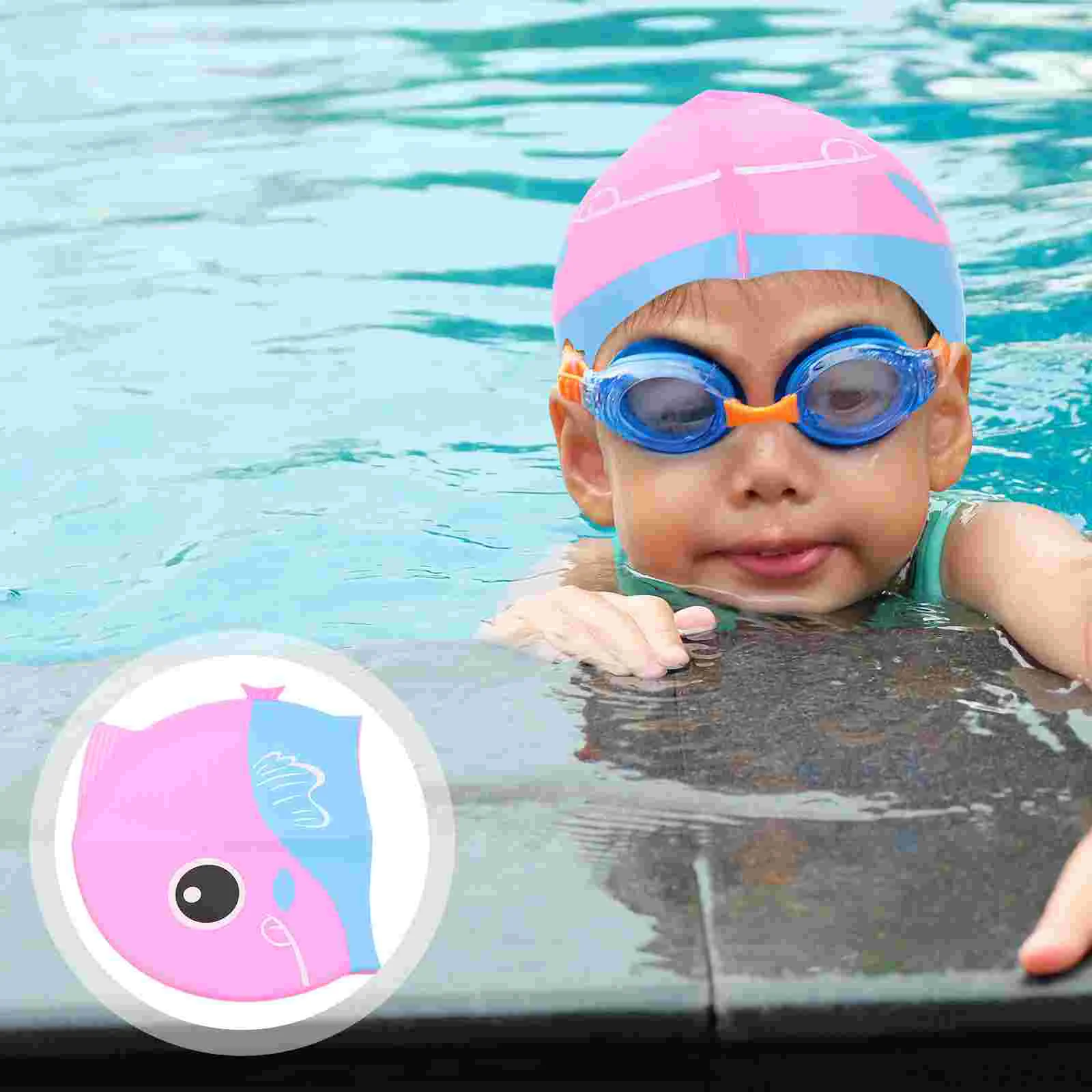 Kids Swimming Hat Children Ear Protector Silicone Swim Caps Cartoon Swim Head Cover
Kids Swimming Hat Children Ear Protector Silicone Swim Caps Cartoon Swim Head Cover