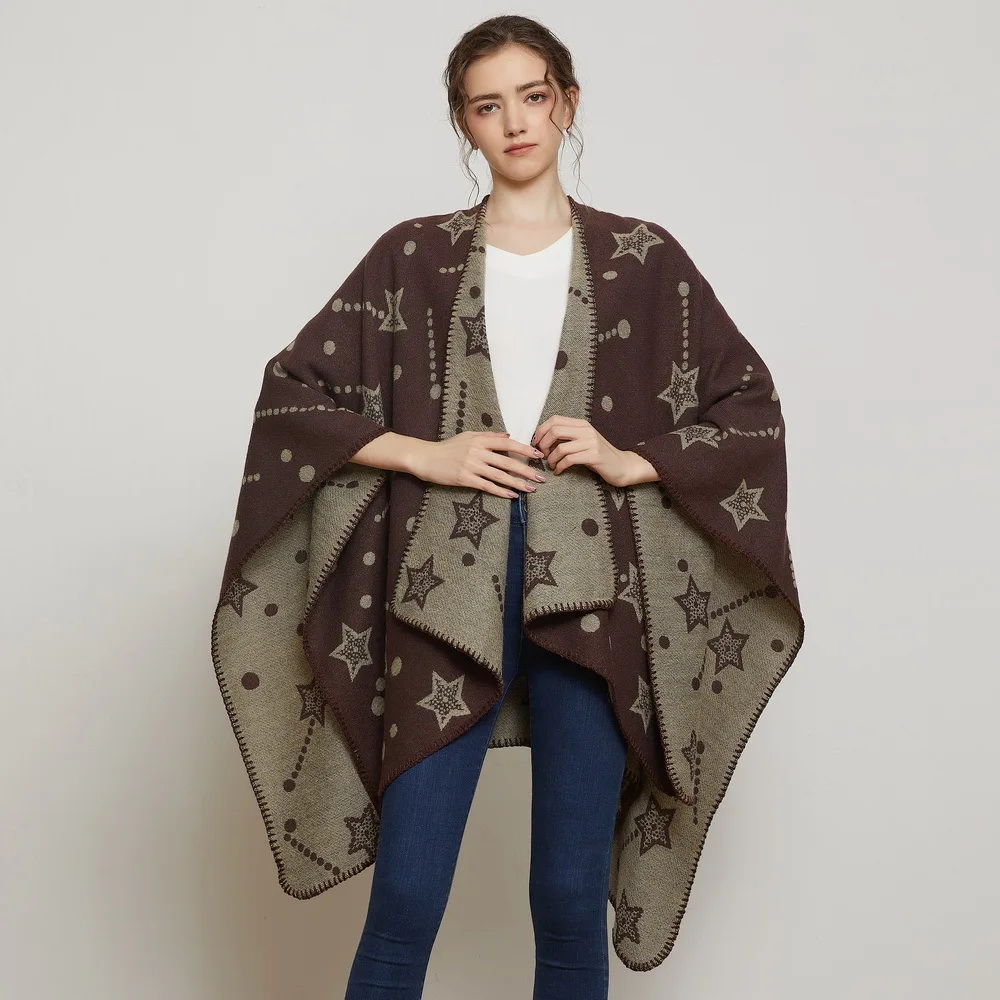 Ethnic Bohemian Star Shape Plus Size Gold Cashmere Split Shawl Cloak Infinity Scarf Designer Scarf Women Luxury 2022
Ethnic Bohemian Star Shape Plus Size Gold Cashmere Split Shawl Cloak Infinity Scarf Designer Scarf Women Luxury 2022