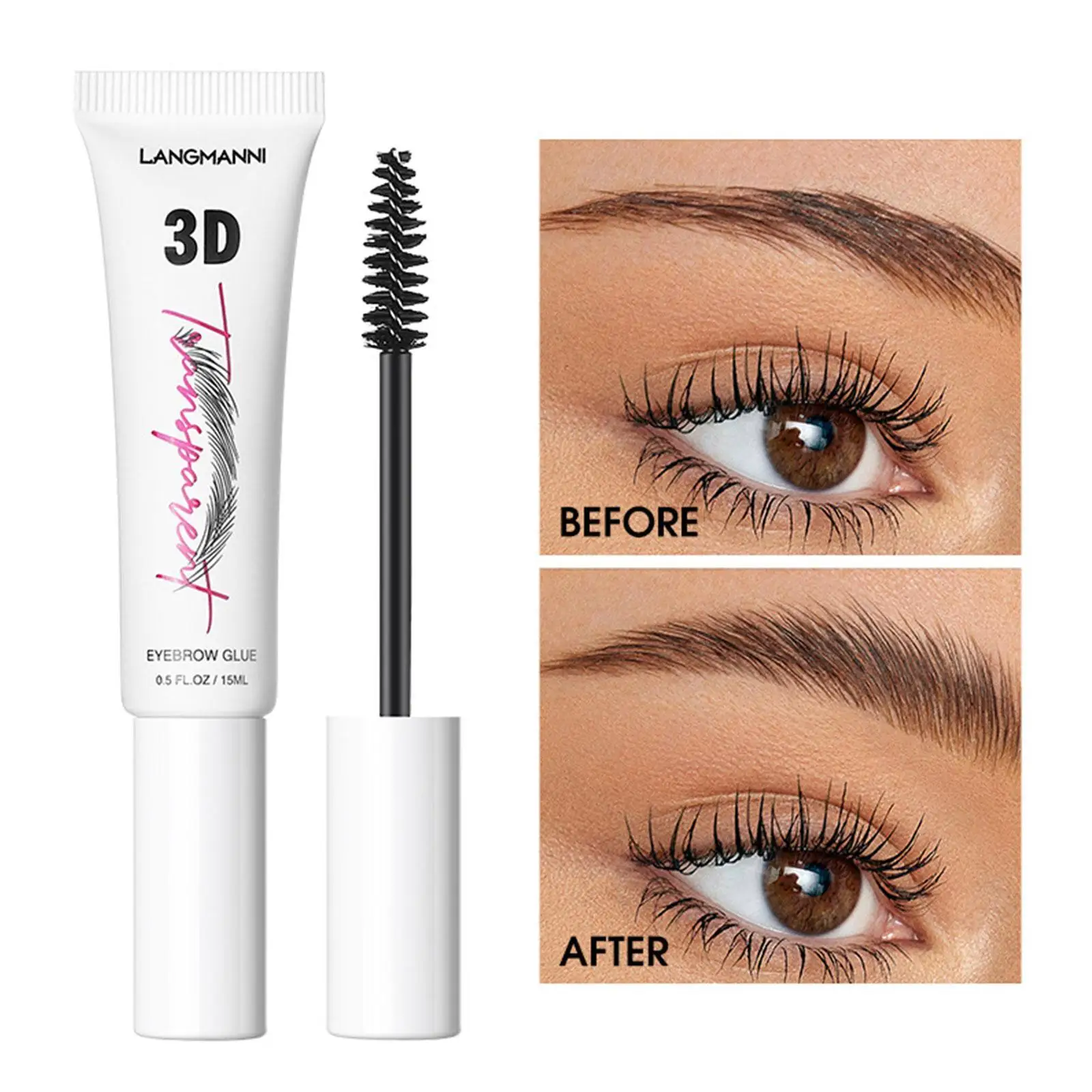 Eyebrow gel Transparent Brows Wax Waterproof Long-Lasting With 3D Brush Brow Styling Soap For Eyebrows Women's Cosmetics
Eyebrow gel Transparent Brows Wax Waterproof Long-Lasting With 3D Brush Brow Styling Soap For Eyebrows Women's Cosmetics
