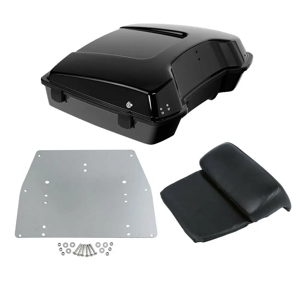 Motorcycle 5.5" Razor Pack Trunk Backrest Base Plate For Harley Tour Pack Touring Electra Glide Road Glide Road King 1997-2013
Motorcycle 5.5" Razor Pack Trunk Backrest Base Plate For Harley Tour Pack Touring Electra Glide Road Glide Road King 1997-2013