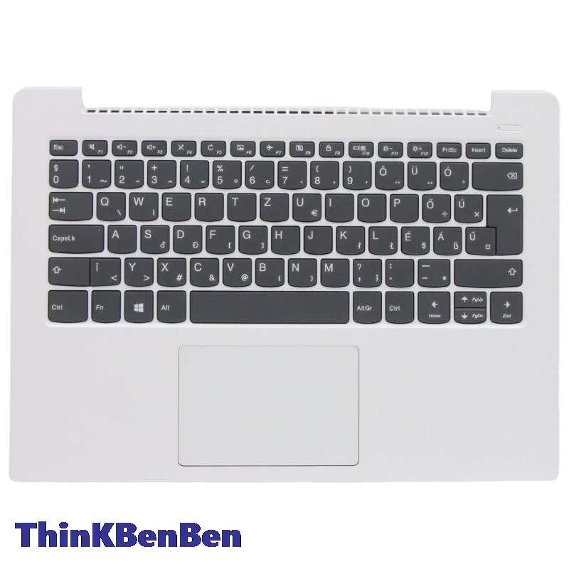 Корпус с верхней крышкой клавиатуры HU венгерский белый для Lenovo Ideapad 330S 14 14IKB 14AST