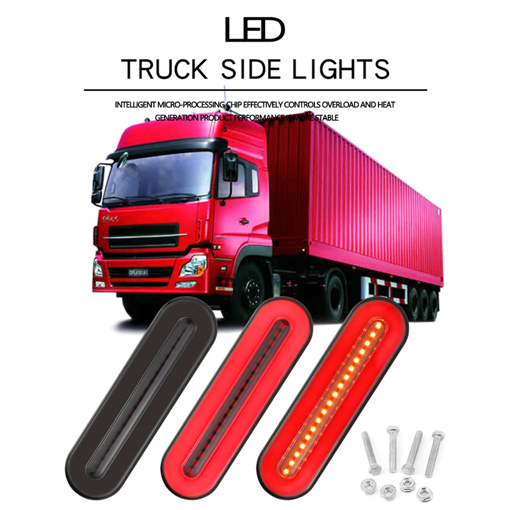 1pc Motorcycle LED Running Brake Stop Turn Signal Tail Light Bar Flowing For ATV UTV 12V-24VDC 125x36x20mm
1pc Motorcycle LED Running Brake Stop Turn Signal Tail Light Bar Flowing For ATV UTV 12V-24VDC 125x36x20mm