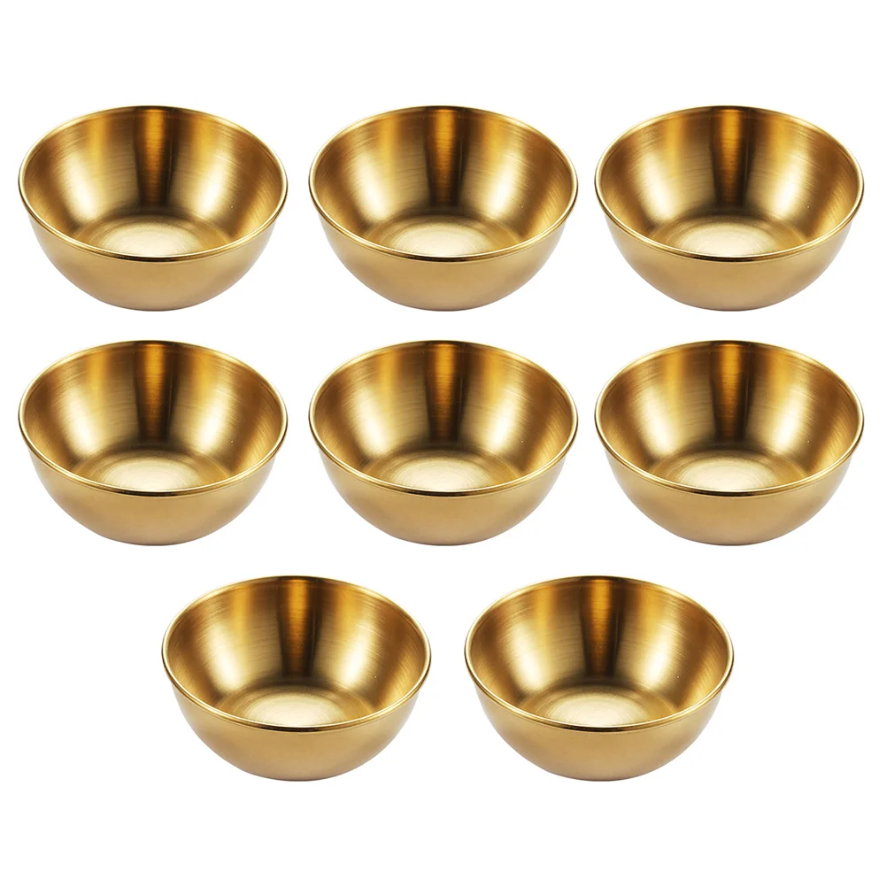 8pcs Stainless Steel Sauce Dishes Round Seasoning Dishes Sushi Dipping Bowl Side Dish Soy Saucers Appetizer Plates Sushi Dip
8pcs Stainless Steel Sauce Dishes Round Seasoning Dishes Sushi Dipping Bowl Side Dish Soy Saucers Appetizer Plates Sushi Dip