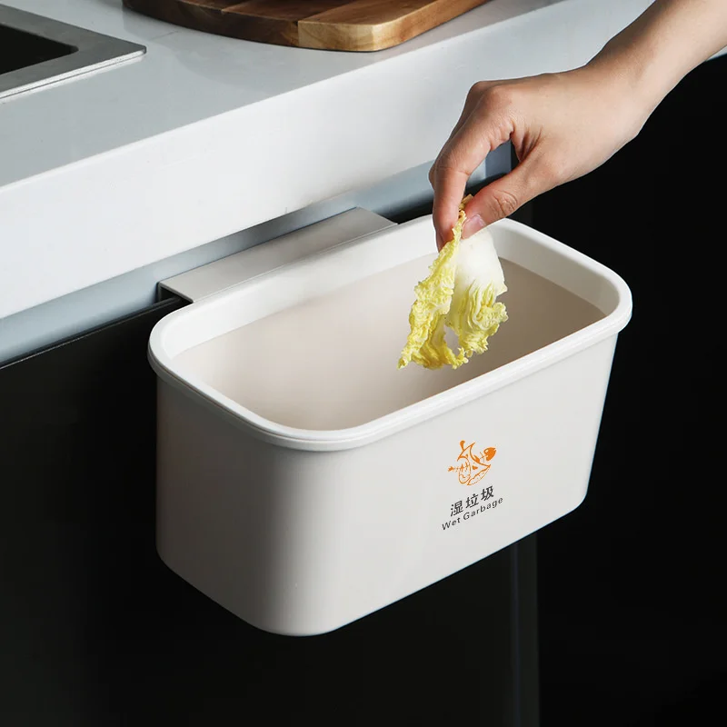 Kitchen Wall-mounted Trash Can Cabinet Door-mounted Classification Trash Can Plastic Debris Storage Box Household 1 pcs
Kitchen Wall-mounted Trash Can Cabinet Door-mounted Classification Trash Can Plastic Debris Storage Box Household 1 pcs