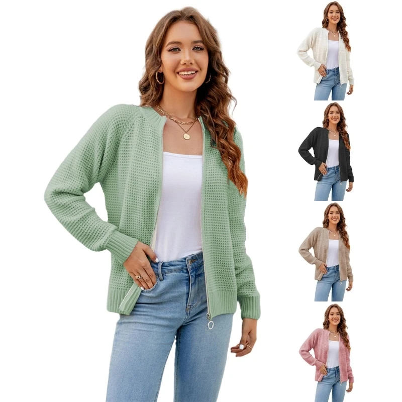 Solid Color Up Knitted Cardigan Sweater for Womens Long Sleeve Knitwear Vintage Cardigan Solid Color Coat N7YD
Solid Color Up Knitted Cardigan Sweater for Womens Long Sleeve Knitwear Vintage Cardigan Solid Color Coat N7YD