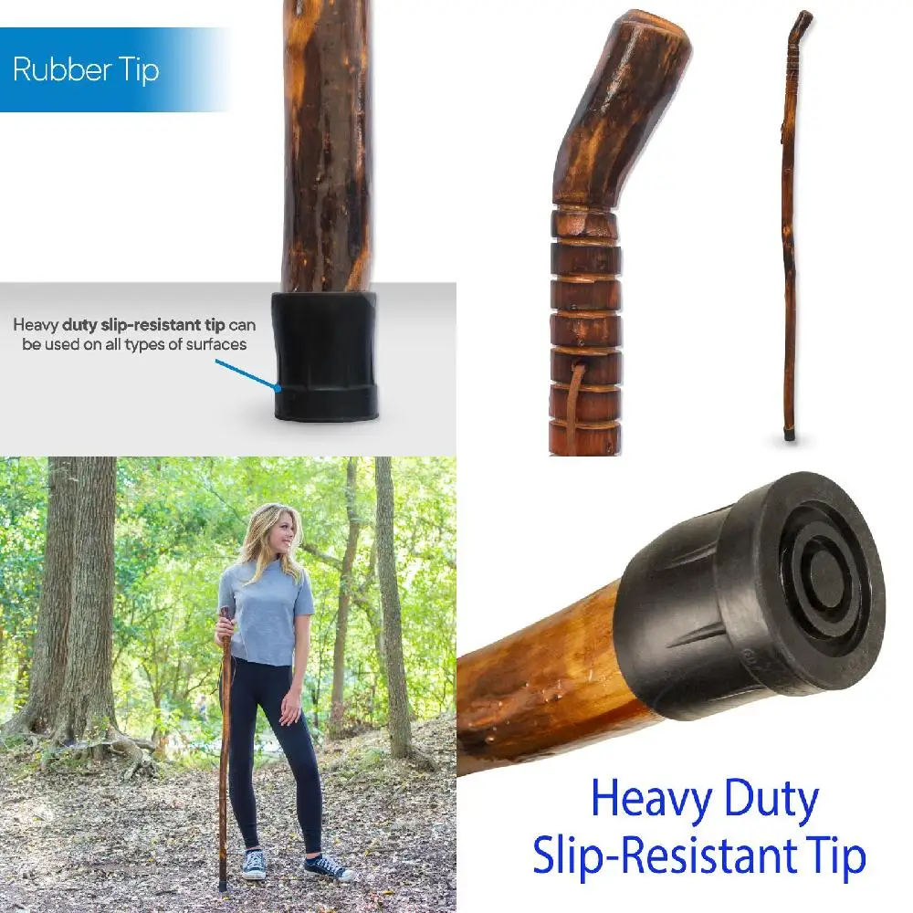 Enjoy an Exquisite 48" Handcrafted Wooden Walking Stick, Hiking Stick and Trekking Pole with Wrist Strap - Perfect for Nature Wa
Enjoy an Exquisite 48" Handcrafted Wooden Walking Stick, Hiking Stick and Trekking Pole with Wrist Strap - Perfect for Nature Wa