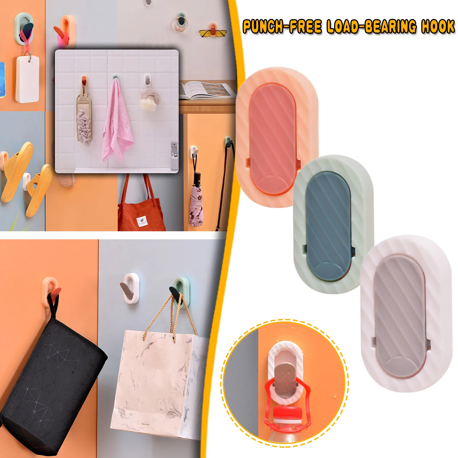 3pcs/set Hook Rack Creative Seamless Strong Load-Bearing Organizers Towel Key Clothes Hanger Hook Kitchen Bathroom Accessories
3pcs/set Hook Rack Creative Seamless Strong Load-Bearing Organizers Towel Key Clothes Hanger Hook Kitchen Bathroom Accessories