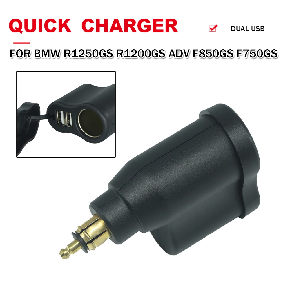 For BMW F850GS R1250GS R1200GS ADV GS R1200 R1250 LC Adventure F750GS Dual USB Charger Power Charger Adapter Cigarette Lighter
For BMW F850GS R1250GS R1200GS ADV GS R1200 R1250 LC Adventure F750GS Dual USB Charger Power Charger Adapter Cigarette Lighter