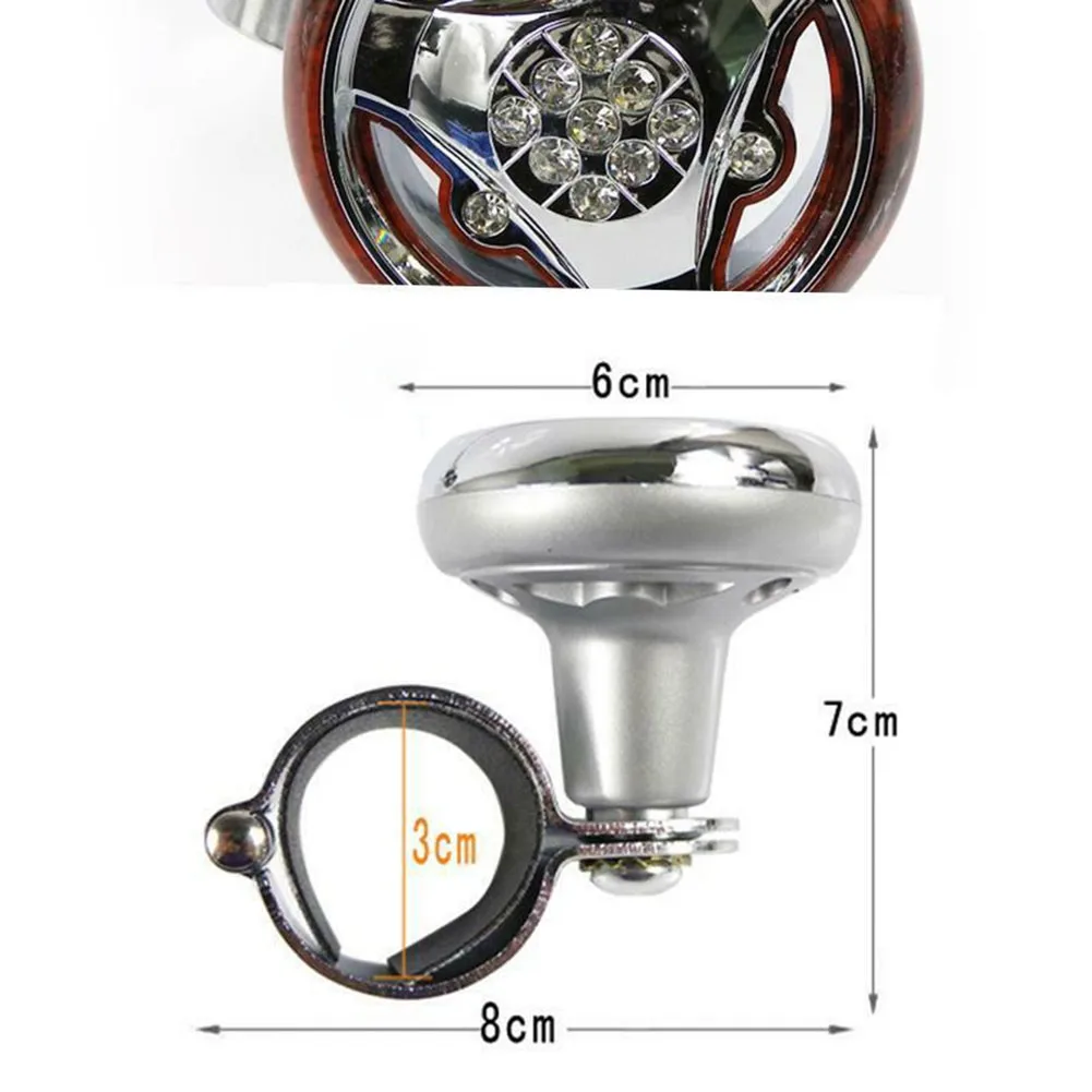 Practical Quality Durable Steering Wheel Booster 1 Pc 360 Degree Universal Aid Assister Electroplating Knob Ball
Practical Quality Durable Steering Wheel Booster 1 Pc 360 Degree Universal Aid Assister Electroplating Knob Ball