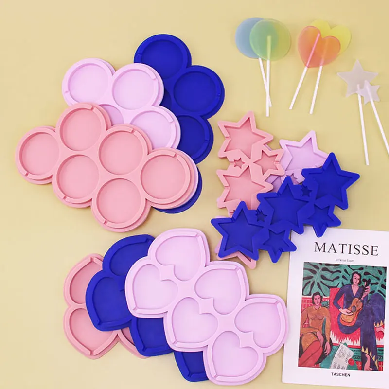 1Pc Lollipop Silicone Mold Love Star Shape Mould Diy Chocolate Coral Cheese Mold Cake Insert Decorating Mould
1Pc Lollipop Silicone Mold Love Star Shape Mould Diy Chocolate Coral Cheese Mold Cake Insert Decorating Mould