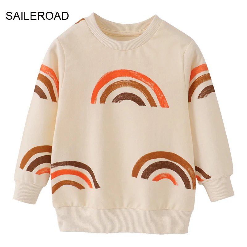 SAILEROAD Spring New Boys 2-7 Years Clothes Cotton Outerwear Cartoon Rainbow Baby Tops Girls Kids Toddler Hoodie Sweatshirts
SAILEROAD Spring New Boys 2-7 Years Clothes Cotton Outerwear Cartoon Rainbow Baby Tops Girls Kids Toddler Hoodie Sweatshirts