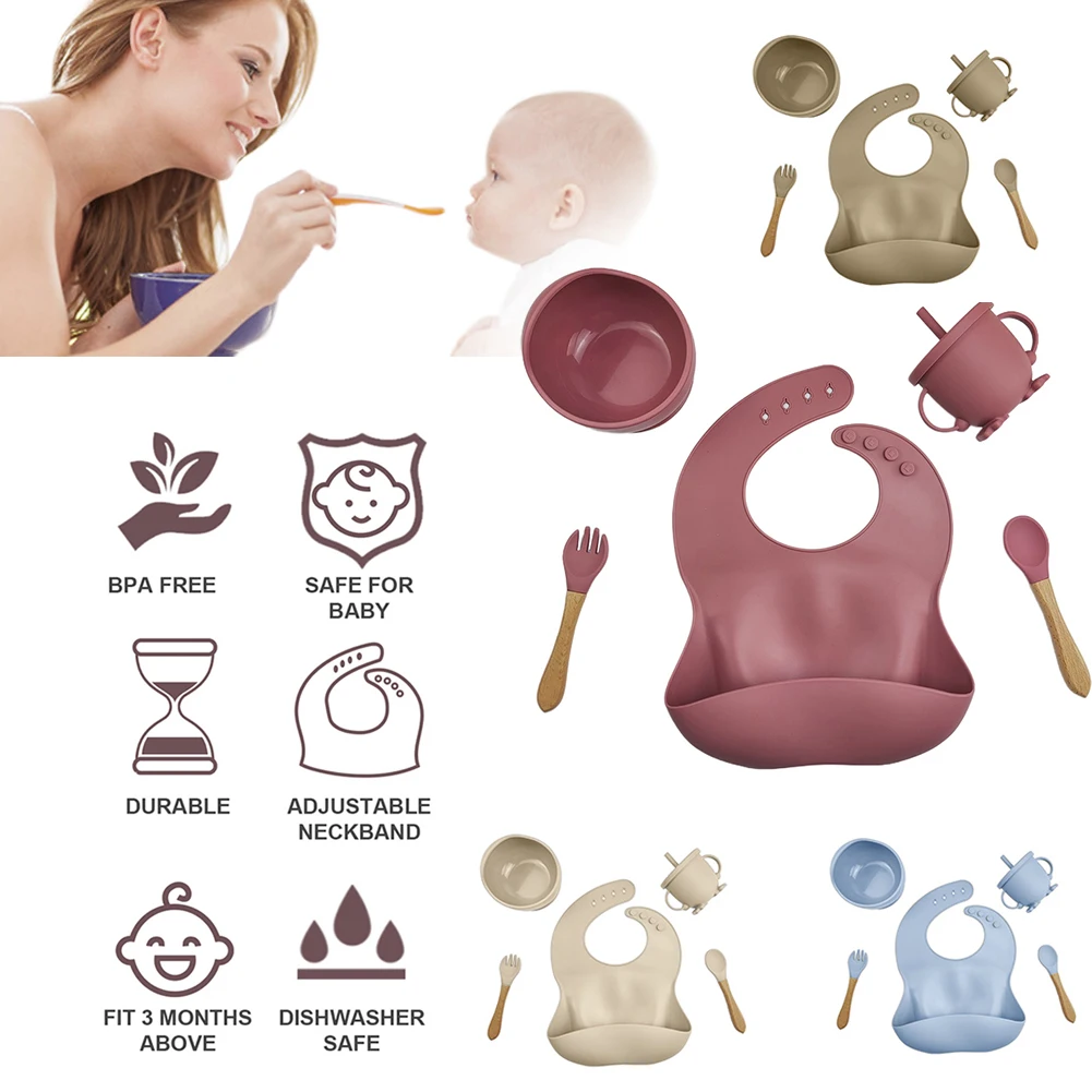 4pcs/set Baby Silicone Feeding Set BPA Free Dispensing Baby Dish Non-Slip Feeding Tableware with Suction Cup Children Dinnerware
4pcs/set Baby Silicone Feeding Set BPA Free Dispensing Baby Dish Non-Slip Feeding Tableware with Suction Cup Children Dinnerware