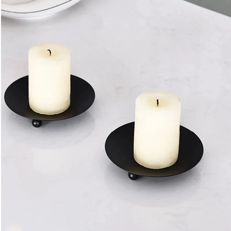 11cm Iron Black Gold Plated Candle Holders Pillar Metal Plate for Wedding Party Festival Art Gift Home Decor
11cm Iron Black Gold Plated Candle Holders Pillar Metal Plate for Wedding Party Festival Art Gift Home Decor
