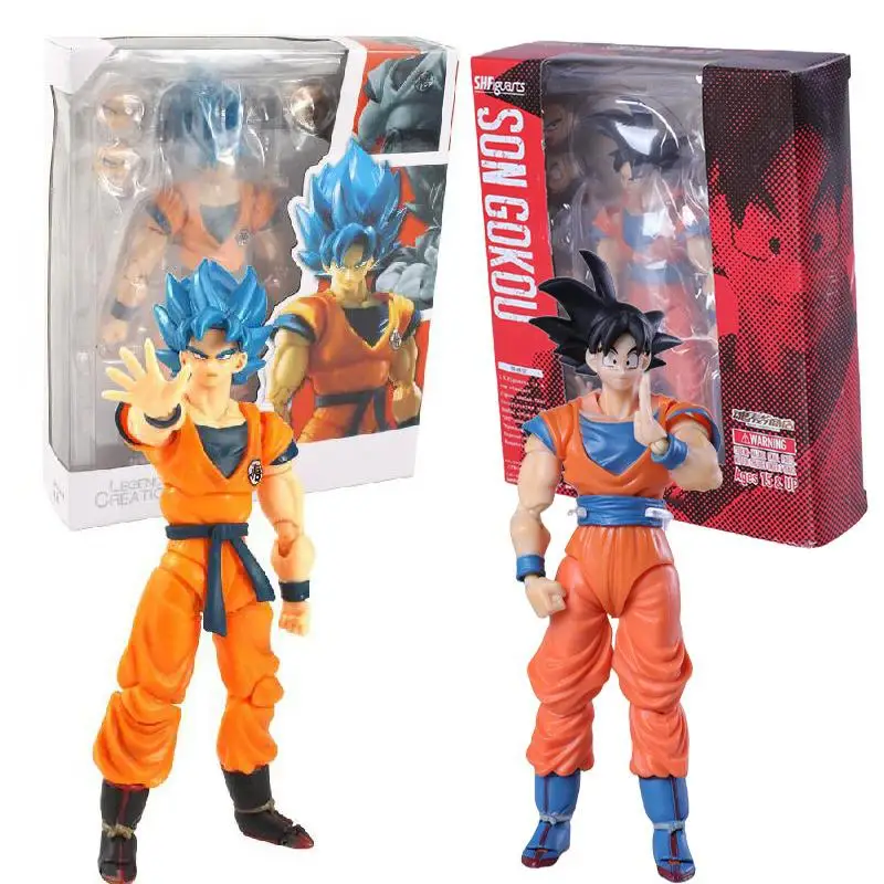 16cm Anime Dragon Ball Z Action Figure Toys Son Goku SHF Figurine Super Saiyan Collectible Model PVC Doll Gifts for Children Boy
16cm Anime Dragon Ball Z Action Figure Toys Son Goku SHF Figurine Super Saiyan Collectible Model PVC Doll Gifts for Children Boy