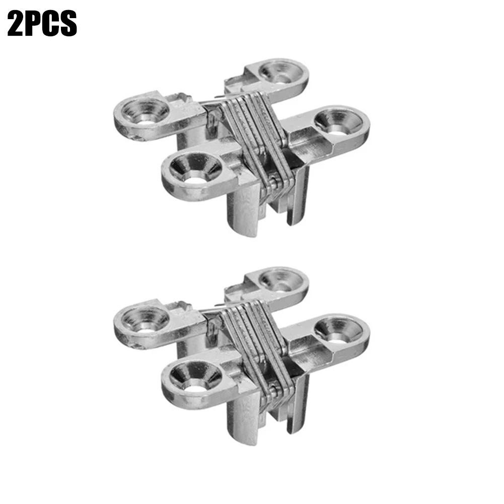 2Pcs Door Hinges Heavy Duty Metal Invisible Cross Hinges For Cabinet Cupboard Wardrobe Wooden Box Jewelry Box
2Pcs Door Hinges Heavy Duty Metal Invisible Cross Hinges For Cabinet Cupboard Wardrobe Wooden Box Jewelry Box