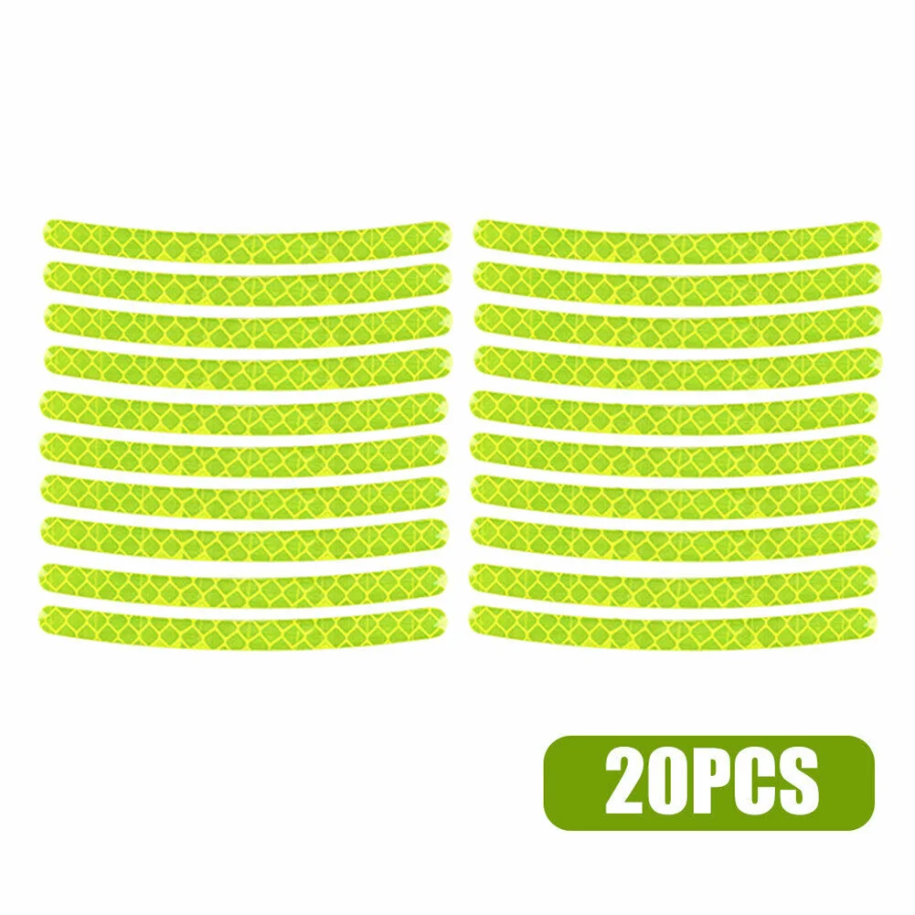 20pcs Reflective Sticker Car Wheel Hub Decal Tire Vinyl Rim Strip Luminous Accessories Warning Caution Outstanding Stickers
20pcs Reflective Sticker Car Wheel Hub Decal Tire Vinyl Rim Strip Luminous Accessories Warning Caution Outstanding Stickers